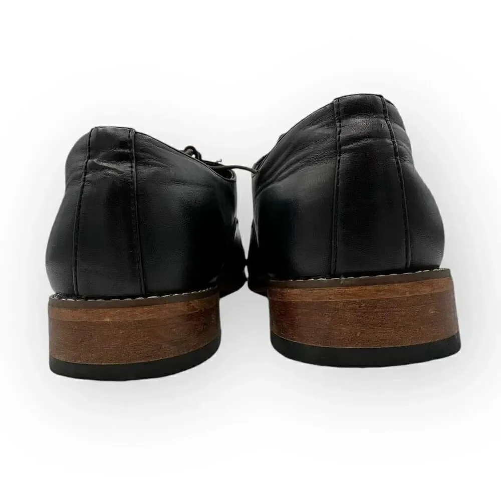 Unlisted By Kenneth Cole Mens Cheer Lace Up B Oxford Shoes Black Size 10.5